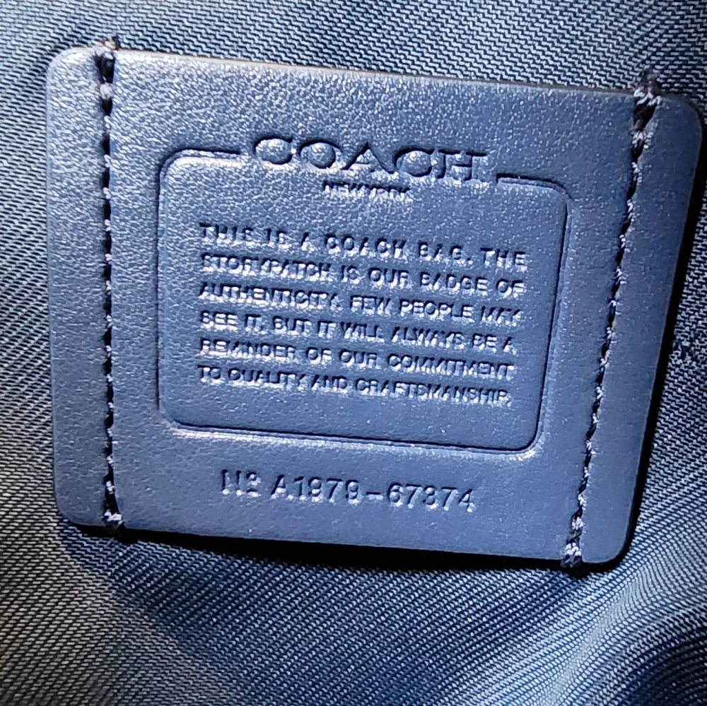 ✨️NWT✨️ Coach Butterfly Chaise Crossbody Bag, Special Edition, Cornflower, 2019 - Picture 12 of 13